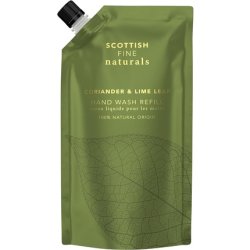 Scottish Fine Naturals Hand Wash Refill Coriander and Lime Leaf Enriched With Vitamin B5 600ml