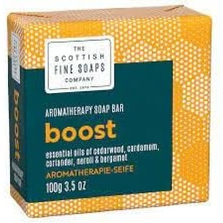 Scottish Fine Soaps Aromatherapy Boost 100g Wrapped