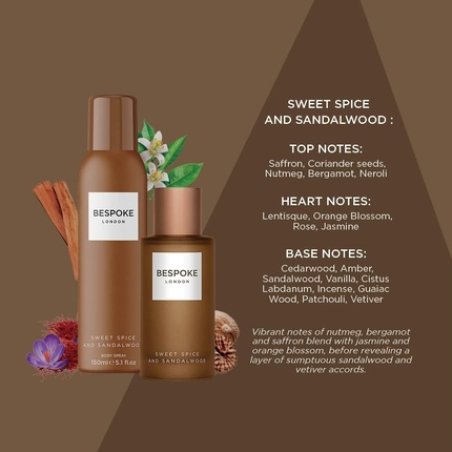 Bespoke Sweet Spice and Sandalwood EDP 100