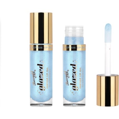 Barry M Glazed Peptide Lip Oil Shade Blue Shimmer So Nostalgic Hydrating Lip