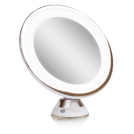 Rio Beauty Vanity Mirror With Led Lighting, 7 X 7 X 20 Cm, White