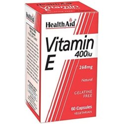 Natural Vitamin E 400IU 238mg 60 Veg Capsules