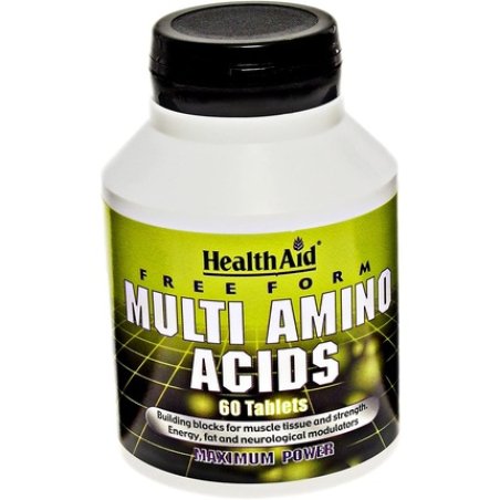 HealthAid Free Form Multi Amino Acids 60 Tablets