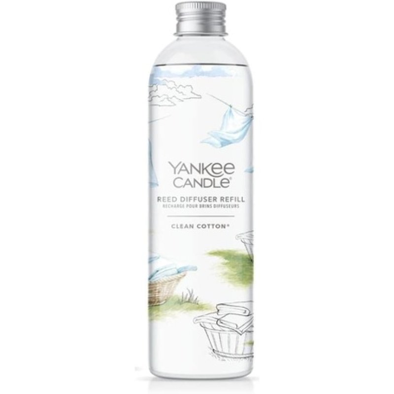 Yankee Candle Clean Cotton Reed Diffuser Refill