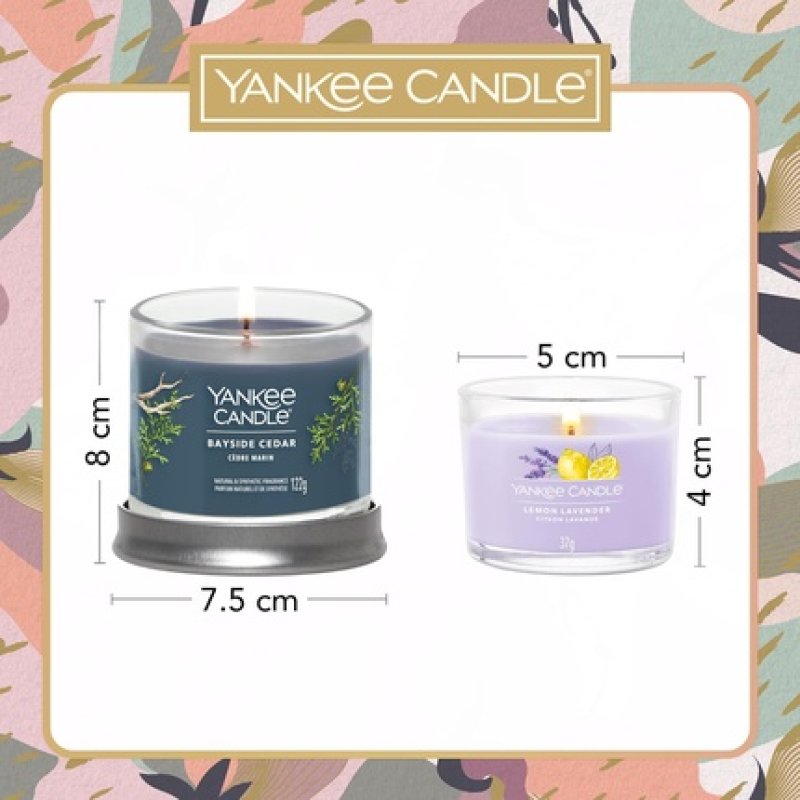 Yankee Candle Gift Set 3 Scented Filled Votive Candles & 1 Signature Small Tumbler Candle Soy Blend Wax Mix Perfect