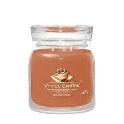 Yankee Candle 1759613E bougie en cire Rond Cannelle, Courge Orange 1 pièce(s)