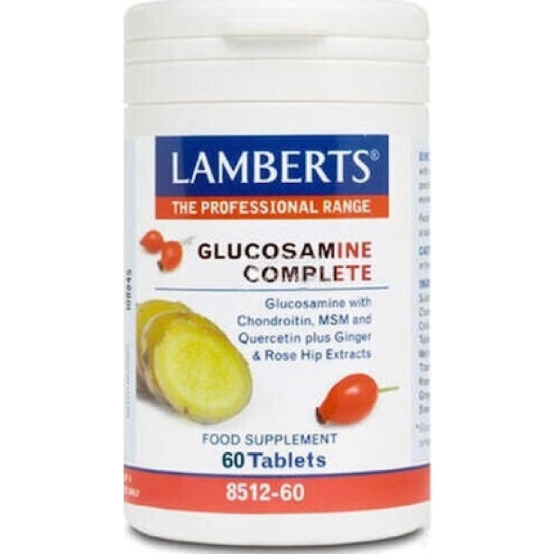 Lamberts Glucosamine Complete Vegan Supplement For Joint Health - 60 Tablets