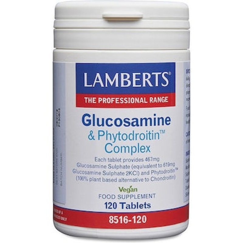 Lamberts Glucosamine Phytodroitin Complex 120 Tablets