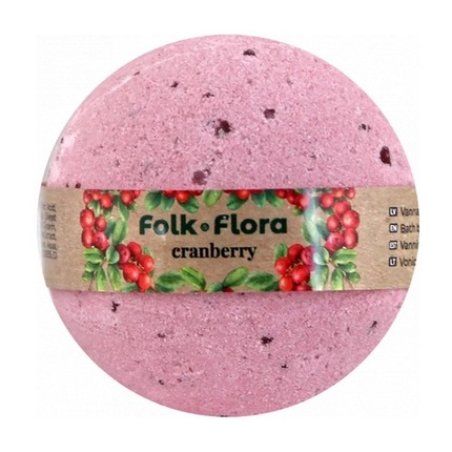 Folk&Flora Cranberry Bath Ball 130g