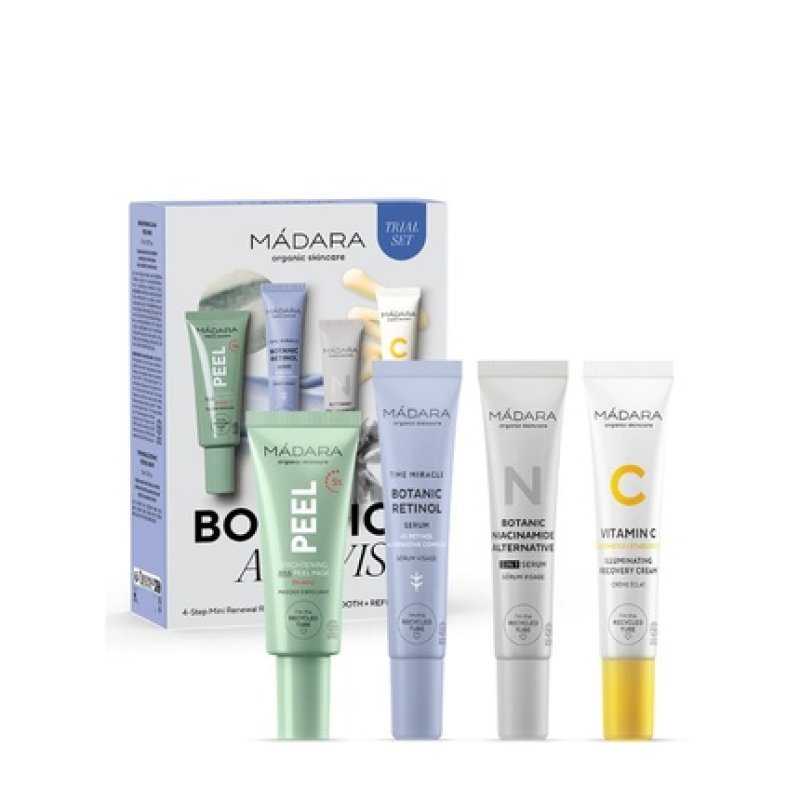 Madara Botanic Activist 4-Step Mini Renewal Routine Set - 62ml