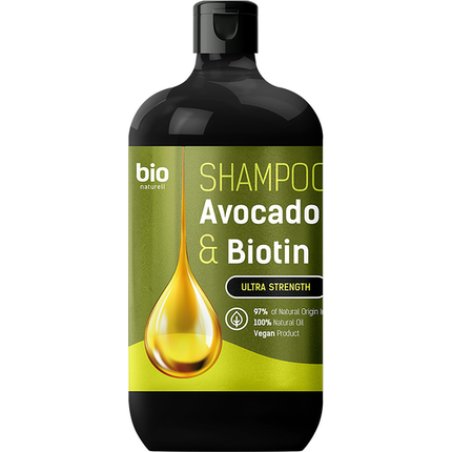 Bio Naturell Shampoo For All Hair Types With Avocado Oil And Biotin 946 Ml