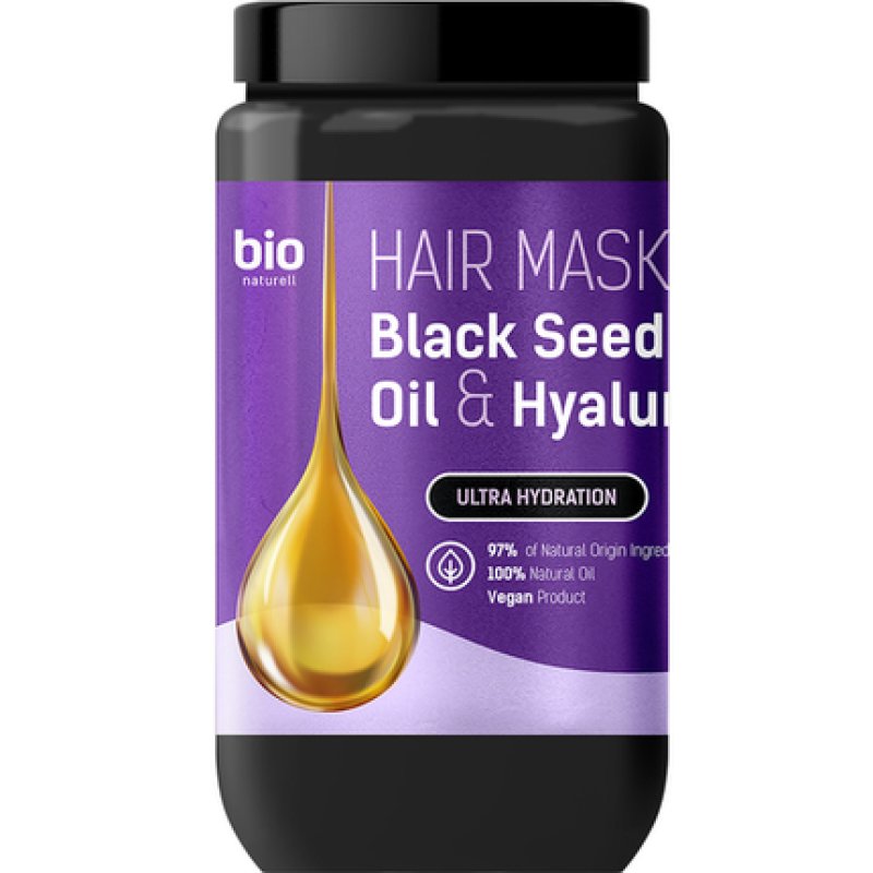 Bio Naturell Hair Mask With Black Seed Oil And Hyaluronic Acid 946 Ml