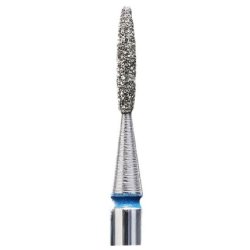 Diamond Nail Drill Bit Flame Blue 1.4mm Head Diameter 8mm Working Part