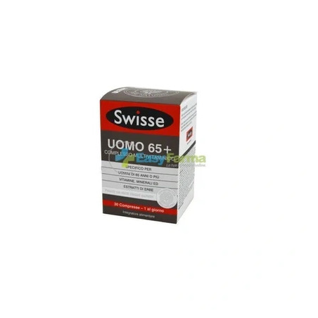Health And Happiness H&H Italy Swisse Uomo 65 Multivitamin Supplement 30 Tablets