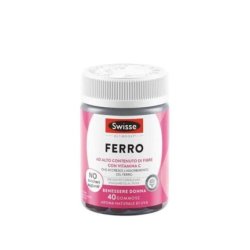 Swisse Ferro Iron and Vitamin C Women's Health Supplement 40 Gummies