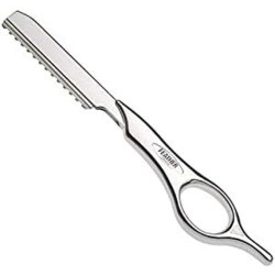 Feather Short Hair Styling Razor 15.8cm Silver