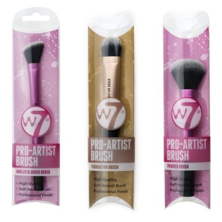 W7 Cosmetics Pro Artist Foundation Brush High-Quality Soft Professional Surface