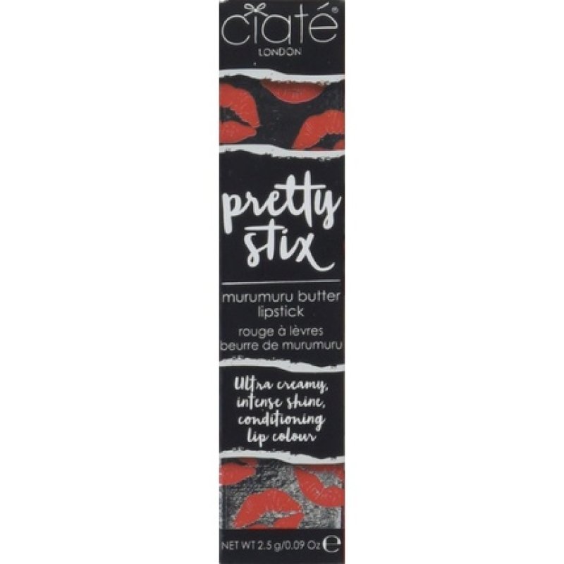 Ciate London Pretty Stix Murumuru Butter Lipstick Chick Flick/Orange for Women 0.09oz