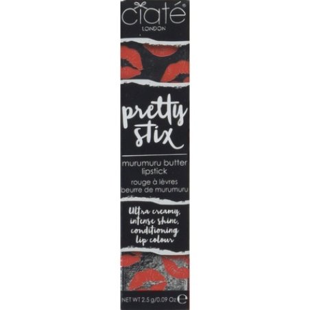 Ciate London Pretty Stix Murumuru Butter Lipstick Chick Flick/Orange for Women 0.09oz