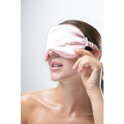 Brushworks Satin Sleep Mask Pink One Size
