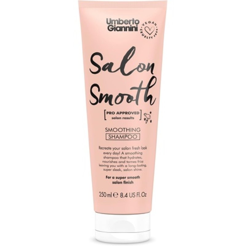 Umberto Giannini Smooth Shampoo with Avocado Oil Defrizz and Hydrate Vegan Cruelty Free Salon Smooth Haircare