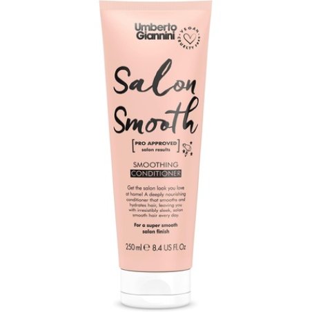 Umberto Giannini Salon Smooth Moisturising Conditioner Hydrating Shine Enhancing Defrizz and Straighten Vegan & Cruelty