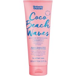 Umberto Giannini Coco Beach Waves Nourishing Shampoo for Dry and Sun Damaged Hair with Coconut Oil and Vitamin E 250ml