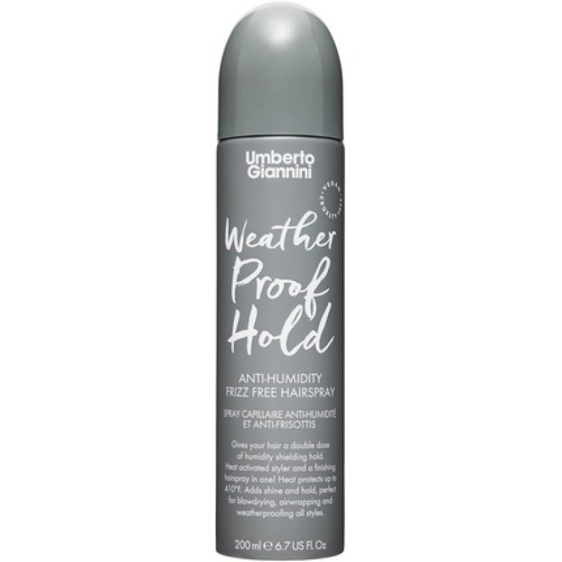 Umberto Giannini Frizz Weatherproof Hair Spray 200ml Anti-Frizz Ultralight