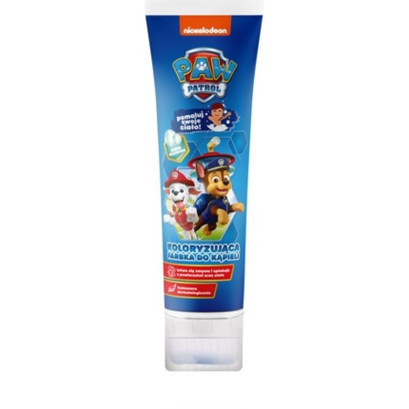 Nickelodeon Paw Patrol Coloring Bath Paint - Blue Bubble Gum 150 ml