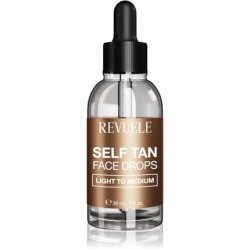 Revuele Paradise Bronze Self Tan Face Drops - Light To Medium, 30 ml