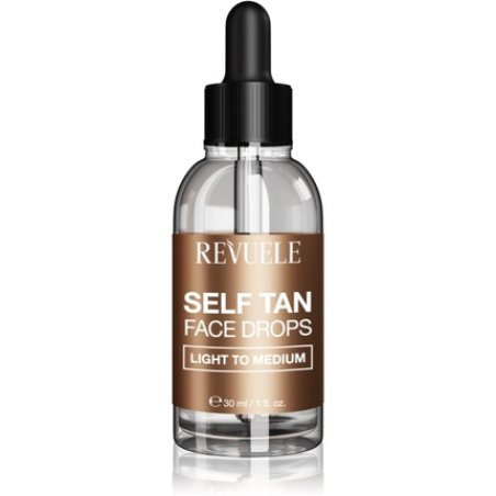 Revuele Paradise Bronze Self Tan Face Drops - Light To Medium, 30 ml
