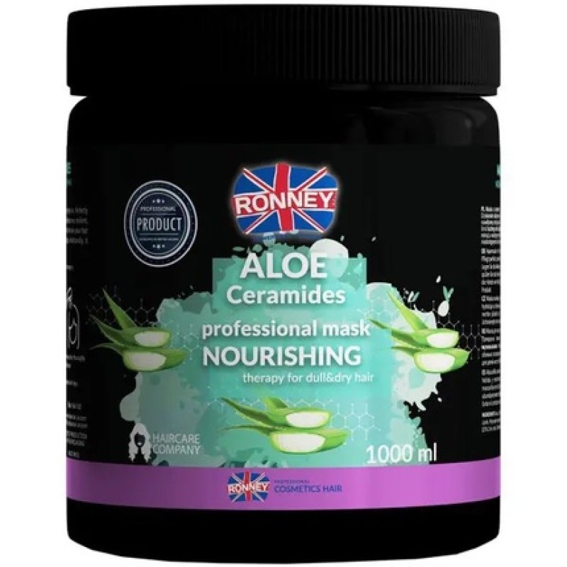 Ronneyaloe Ceramides Professional Mask Nourishing Therapy For Dull Dry Hair - 1000ml
