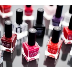 KORRES Sweet Almond Nail Colour 59 Wine Red Vegan Nail Polish with Gel Effect 11ml