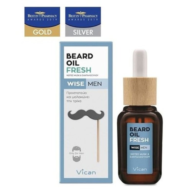 Vican Wise Men Beard Oil Fresh - 30ml