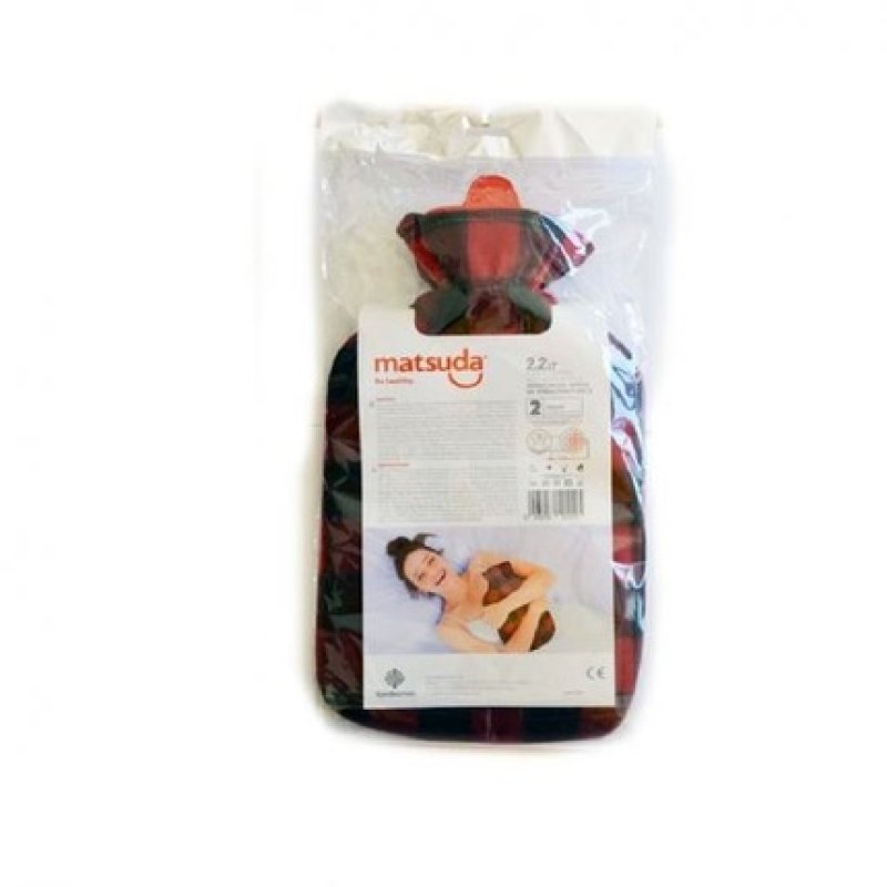 Matsuda Thermophore With Fleece Lining Checkered Red 2.2 Liters
