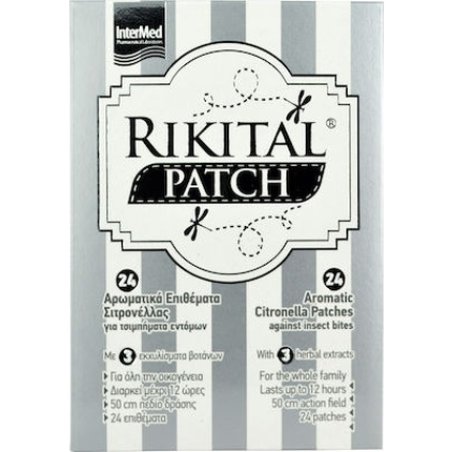 Intermed Rikital Patch Mosquito Repellent Patches For Children 6 Months - 24 Pieces