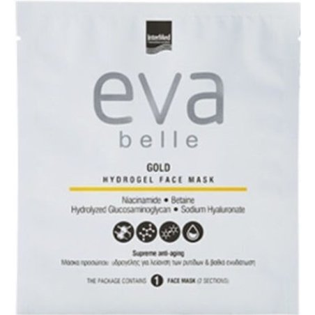 Eva Belle Gold Hydrogel Face Mask For Deep Hydration And Smoothing Of Wrinkles