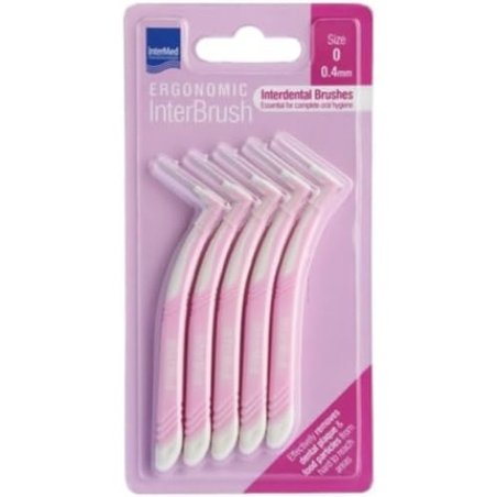 Intermed Ergonomic InterBrush Interdental Brushes Size 0 5pcs