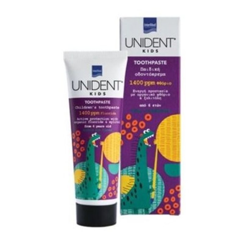 Unident Intermed Unident Kids Toothpaste 1400 Ppm Fluoride - 50 Ml