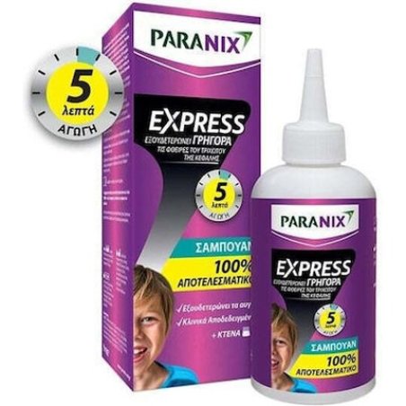 Paranix Promo Express Anti-Lice Shampoo 200ml With Comb