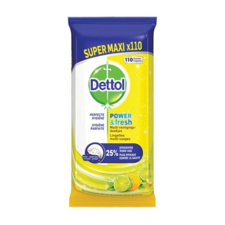 Dettol Multi Cleaning Maxi Wipes Lemon - Effective Cleaning Solution