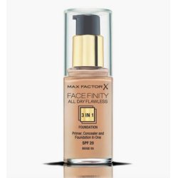 Max Factor Facefinity All Day Flawless 3 In 1 Bouteille Liquide 55 Beige
