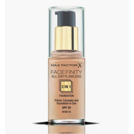 Max Factor Facefinity All Day Flawless 3 In 1 Bottle liquid 55 Beige