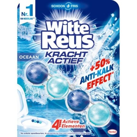 Witte Reus Toilet Block Power Active Ocean - Effective Toilet Cleaning Solution