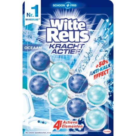 Witte Reus Toilet Block Power Active Ocean - Effective Toilet Cleaning Solution