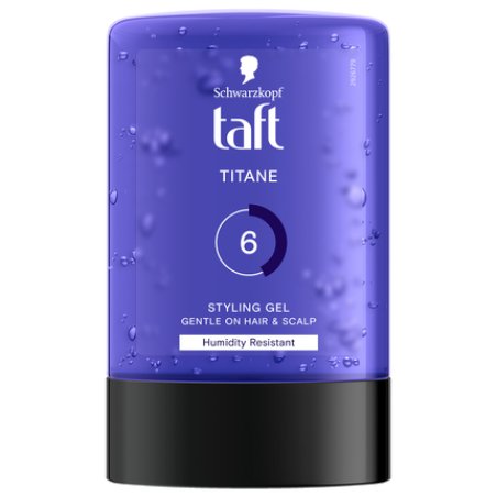 Taft Titanium Level 6 Hair Gel 300 Ml By Taft