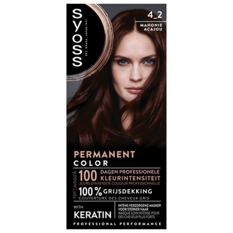 Syoss Hair Color - Mahogany 4-2