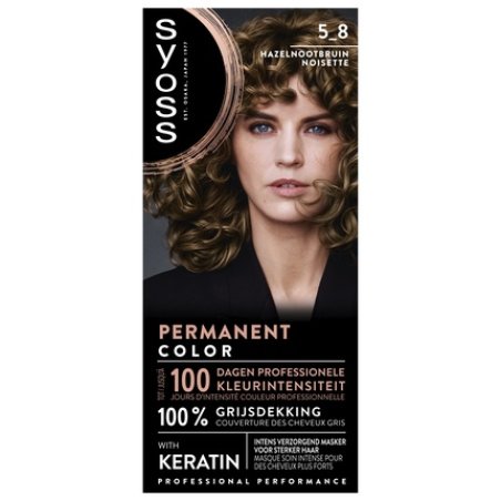 Syoss Hair Color In Hazelnut Brown 5-8