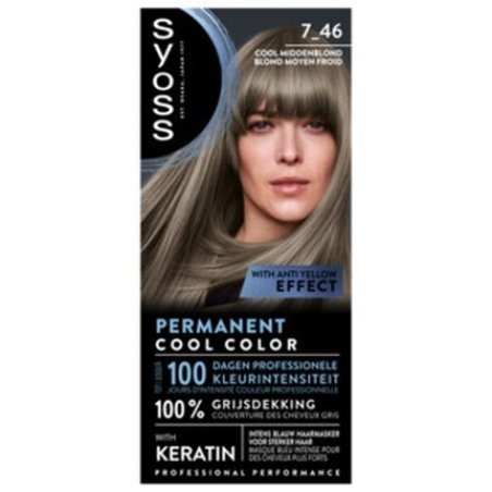 Syoss Hair Color 7-46 Cool Mid Blonde