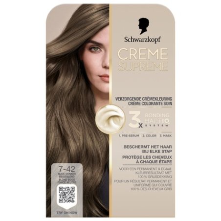 Schwarzkopf Creme Supreme 7-42 Hair Color